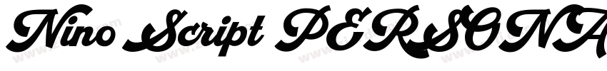 Nino Script PERSONAL字体转换